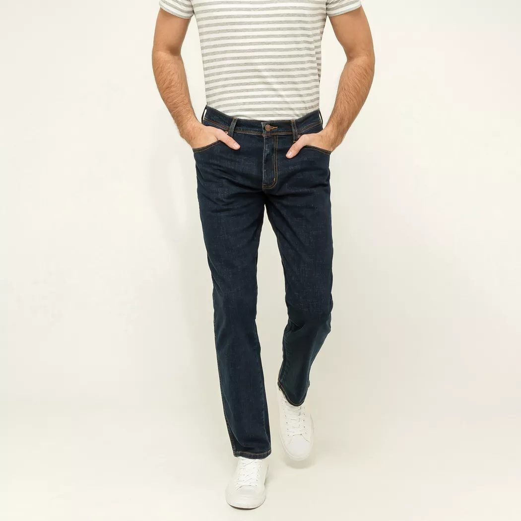 Wrangler - Jeans, für Herren, Blau Denim Dunkel, Größe W30/L32