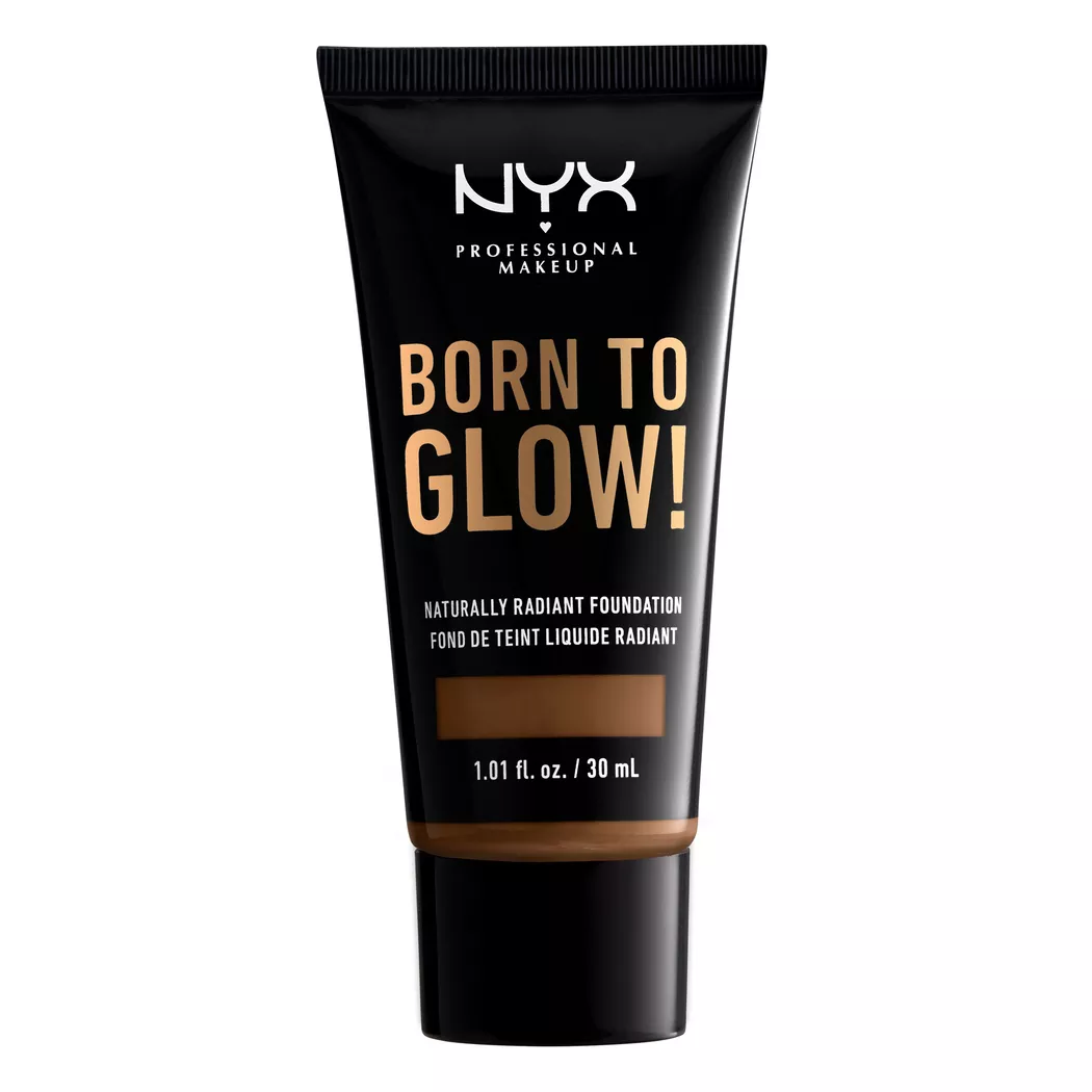 NYX-PROFESSIONAL-MAKEUP - Born To Glow Naturally Radiant Foundation, 43 g, Mocha