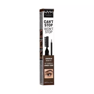 NYX-PROFESSIONAL-MAKEUP  Cant Stop Wont Stop Longwear Brow Ink Kit Espresso