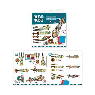 Djeco Kit de loisirs créatifs Mosaik Épée de pirate 