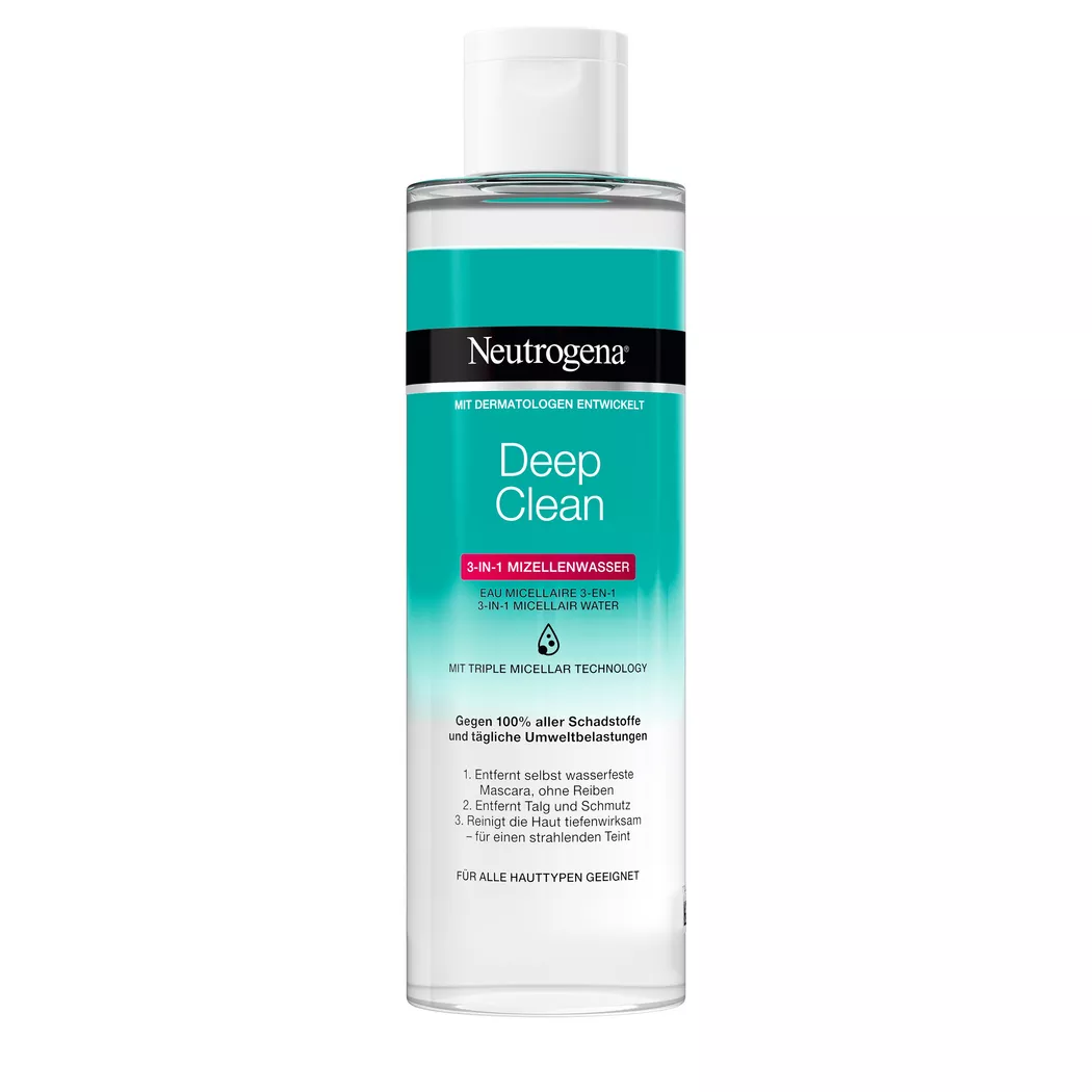 Neutrogena - Skin Detox 3in1 Mizellenwasser, Deep Clean, 400 ml