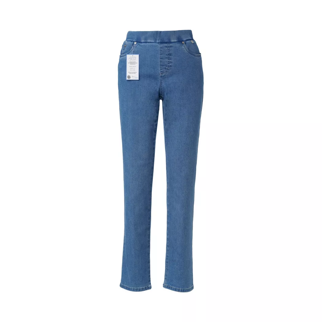 Anna Montana - Jeans, Slim Fit, für Damen, Blau Denim, Größe 42