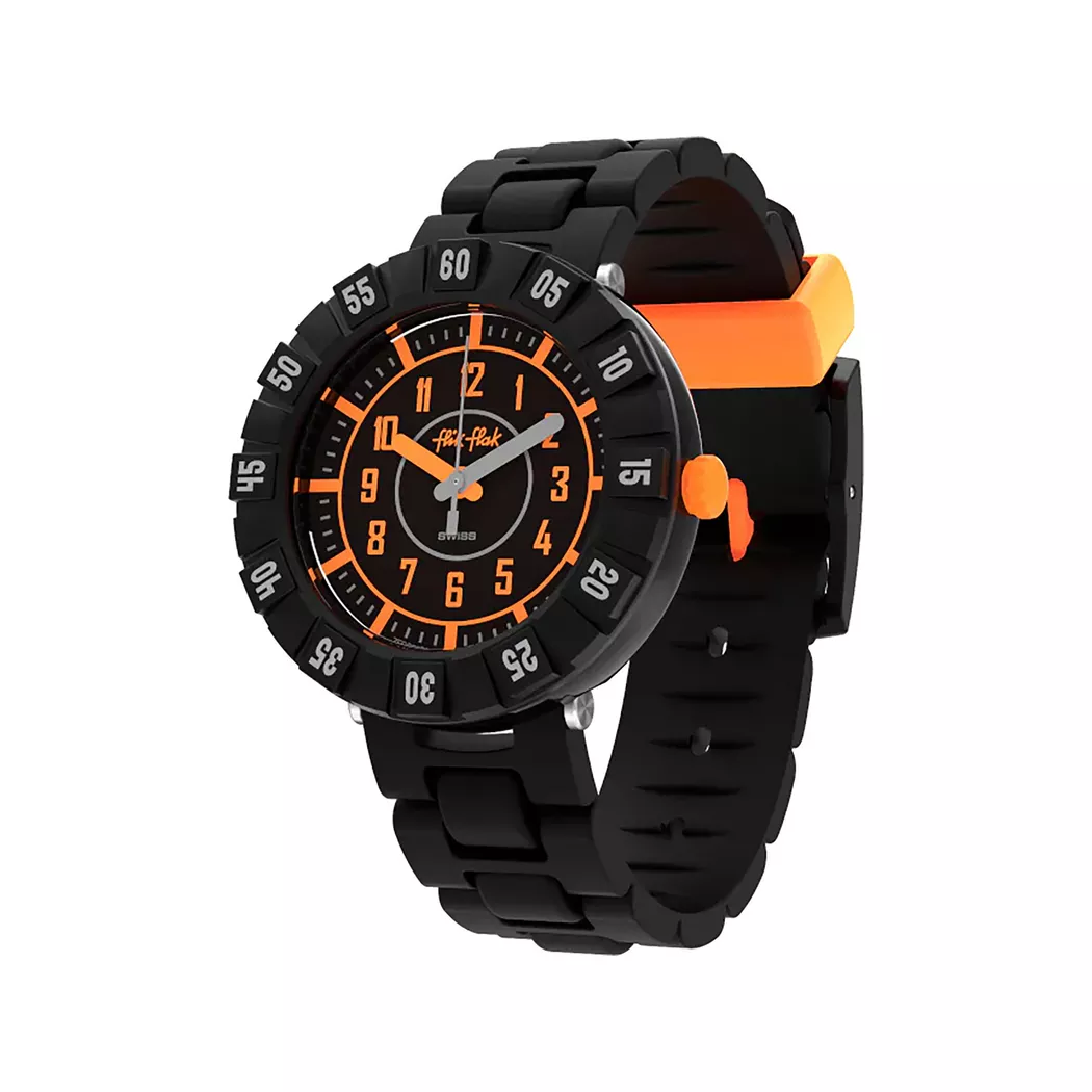 flik-flak - Analoguhr, Catch U, 37mm, Black