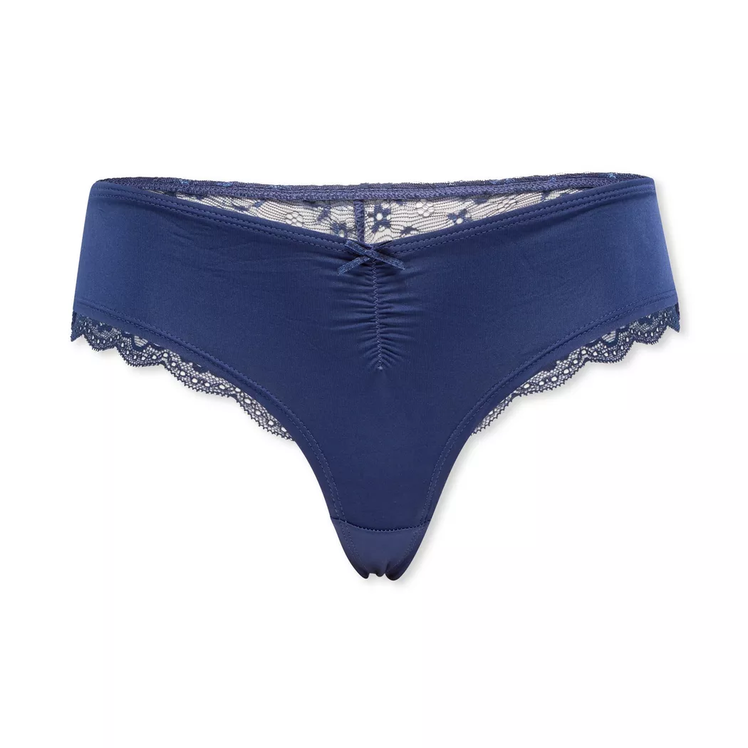 Lascana - Bikini Unterteil, Slip, für Damen, Schwarz, Größe 44-46