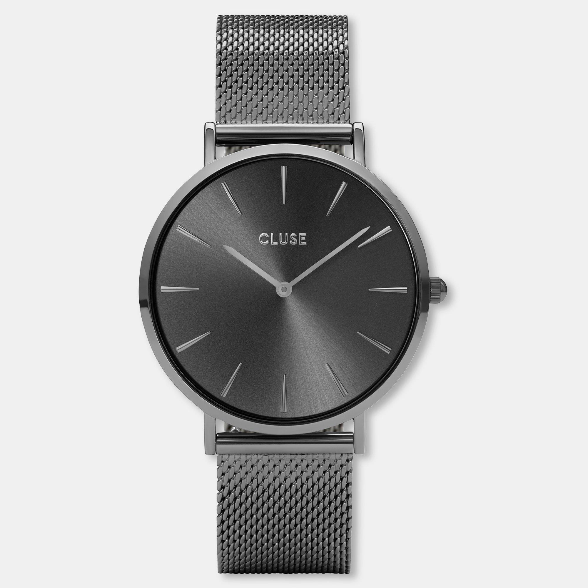 Image of Analoguhr Damen Dunkelgrau 38mm