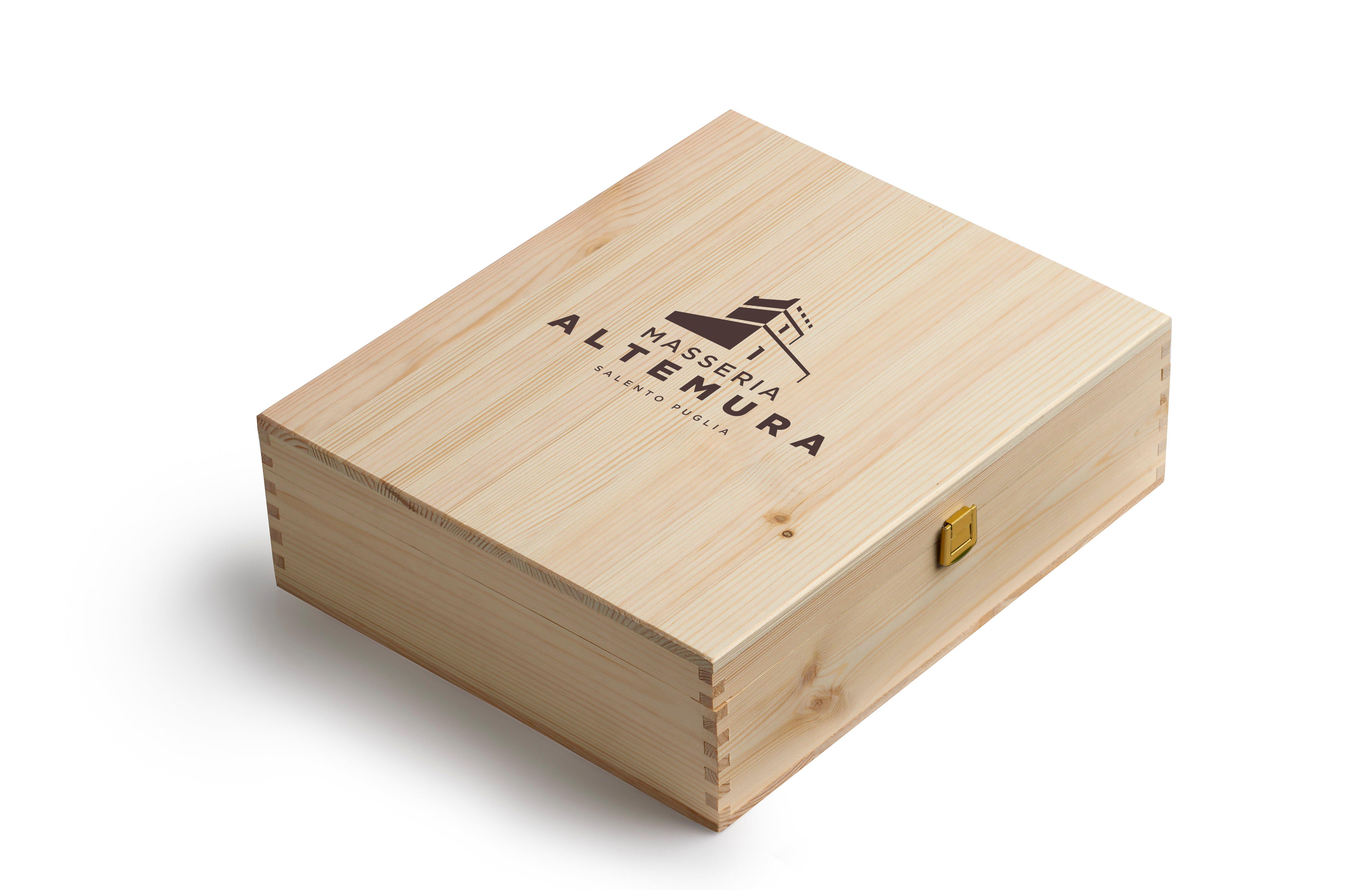 Masseria Altemura 2018, Apulo Rosso & Bianco, Holzkiste 3 x 75cl, Salento IGT  