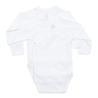 PETIT BATEAU Lot 2 bodies naiss ML 54218 Body, maniche lunghe 