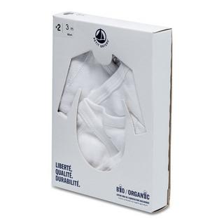 PETIT BATEAU Lot 2 bodies naiss ML 54218 Body, maniche lunghe 