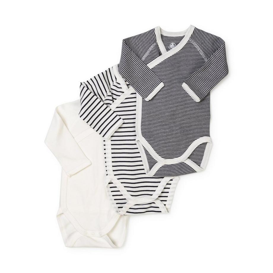 PETIT BATEAU Lot 54219 Body, manches longues 