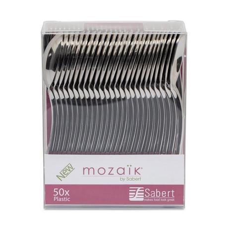 TableTop Party-Loeffel. 50Stk Mosaik 