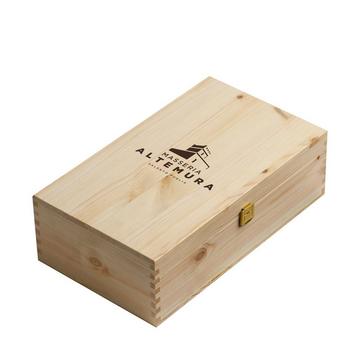 Boîte en bois vide 2x75 cl