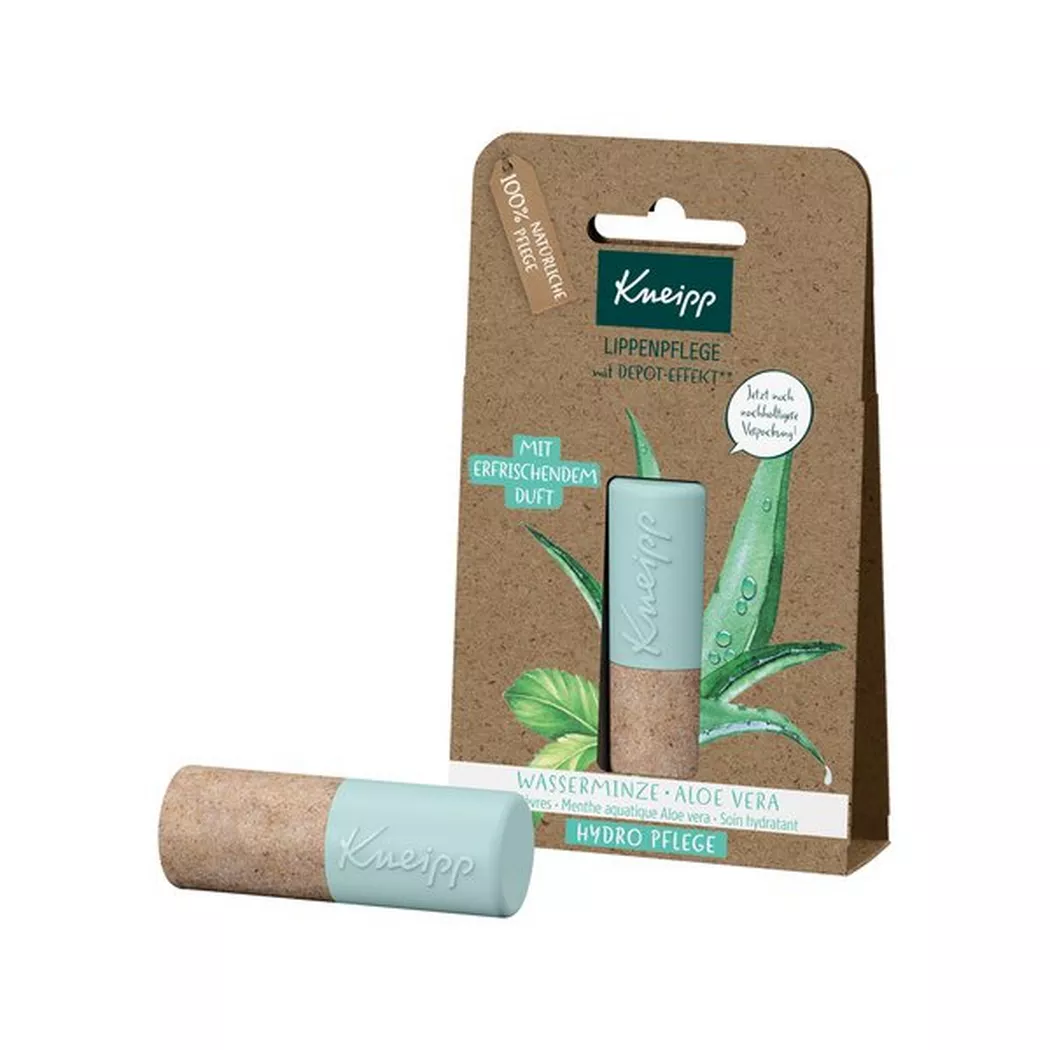 Kneipp - Lippenpflege Wasserminze Und Aloe Vera, Lippenpflege Hydro Pflege, 4.7G
