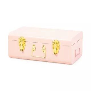 Manor Metallic Box lt rose Metallkoffer Hellblau