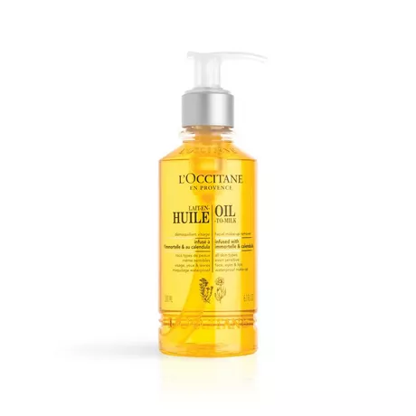 L'OCCITANE Immortelle&Calendula Démaquillant Pulizia Olio-Latte 