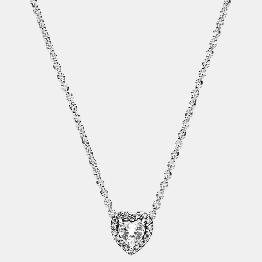Pandora Elevated Heart Necklace - 45cm