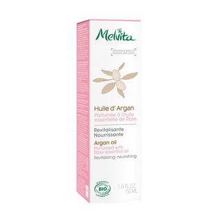 Melvita  Arganöl mit ätherischem Rosenöl 
 Argan Oel mit ätherischem Rose 