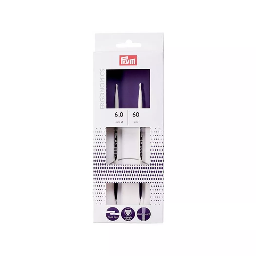 Prym - Rundstricknadel, 80CM/6MM, Violett