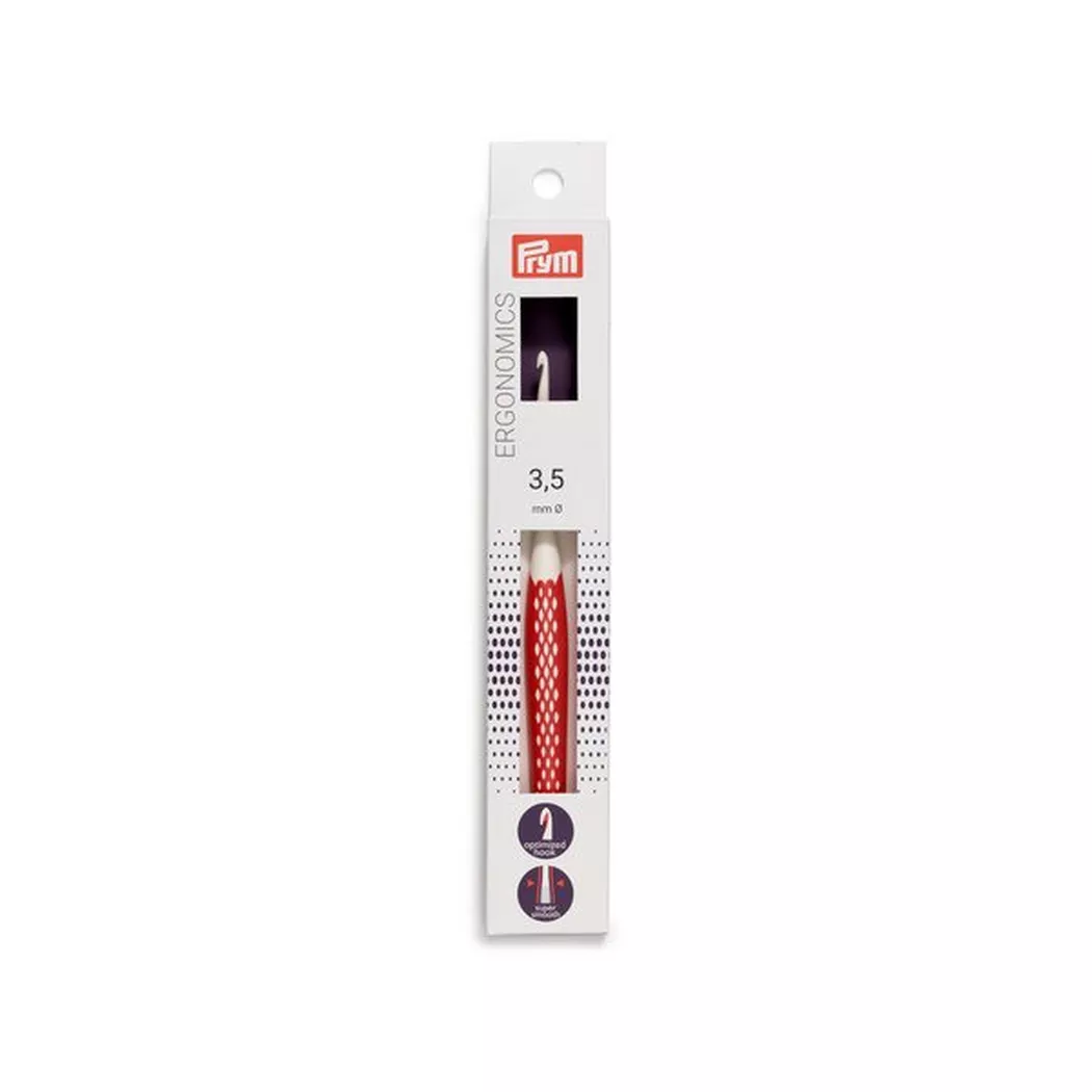 Prym - Häkelnadel, 16CM/3.5MM, Rot