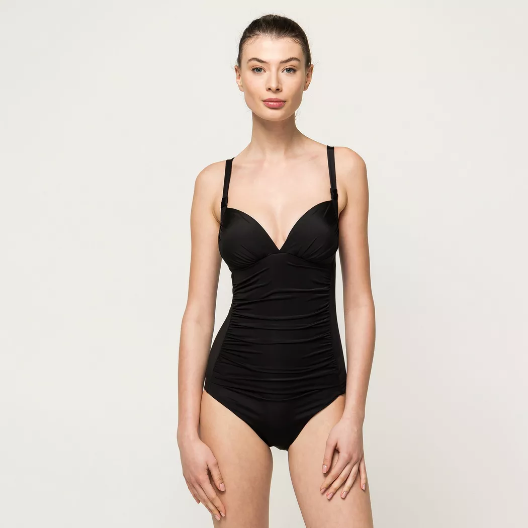 Manor Woman - Badeanzug, für Damen, Black, Größe L