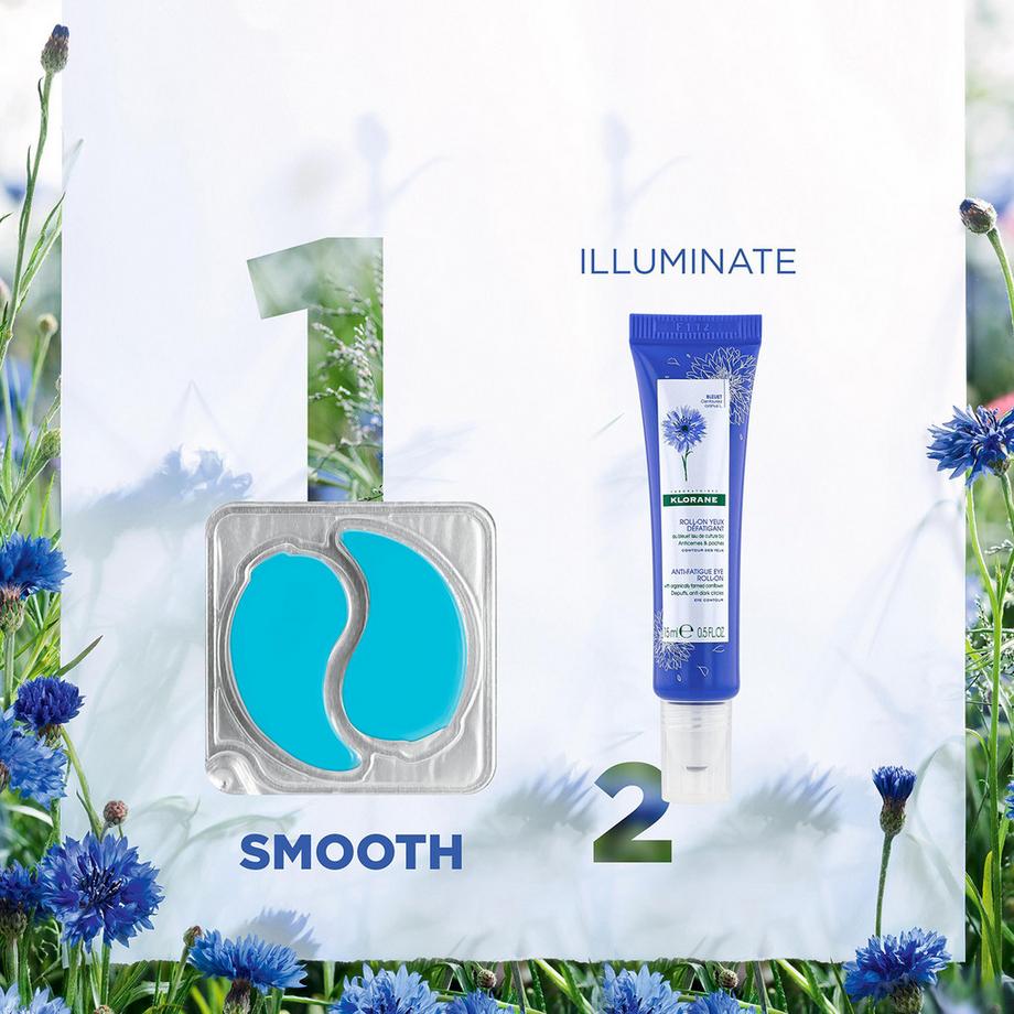KLORANE Bleuet BIO Pads apaisants pour les yeux 