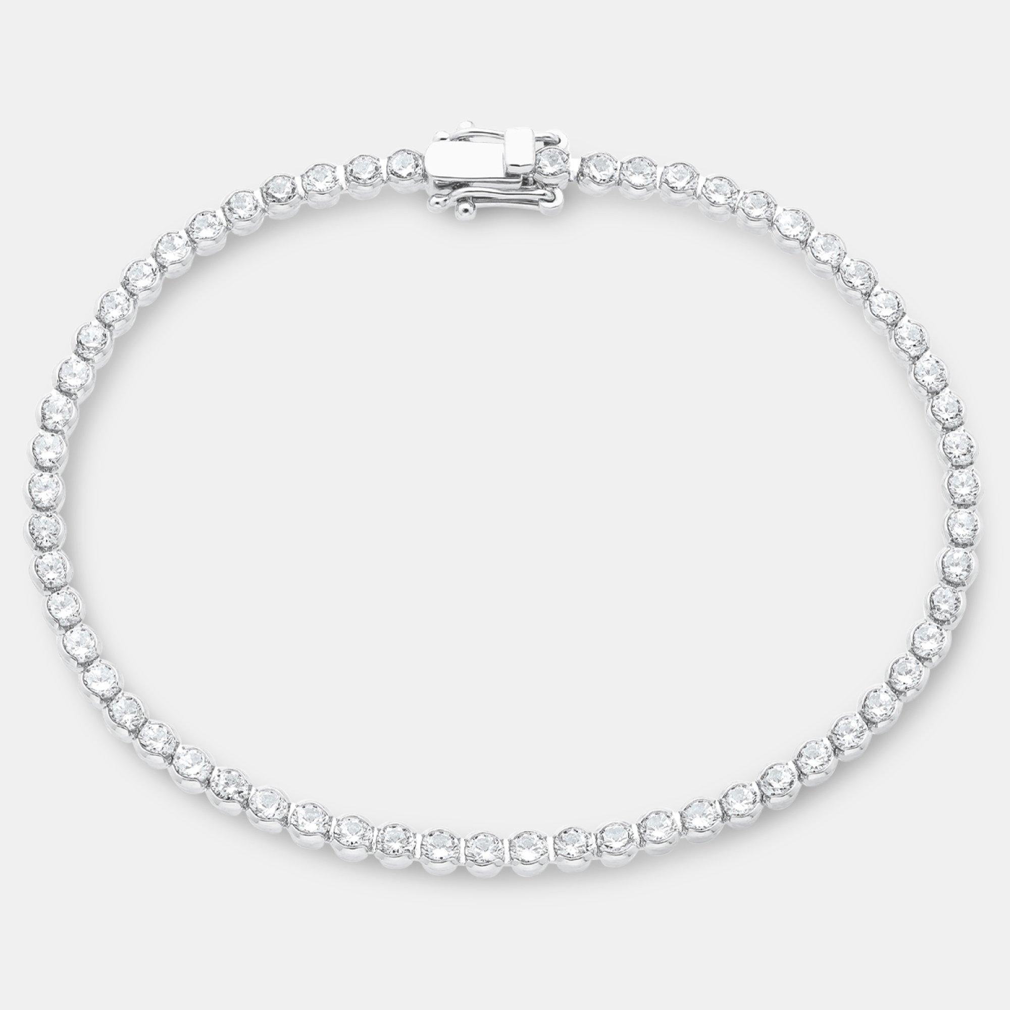 Image of Armband Damen Silber 18cm