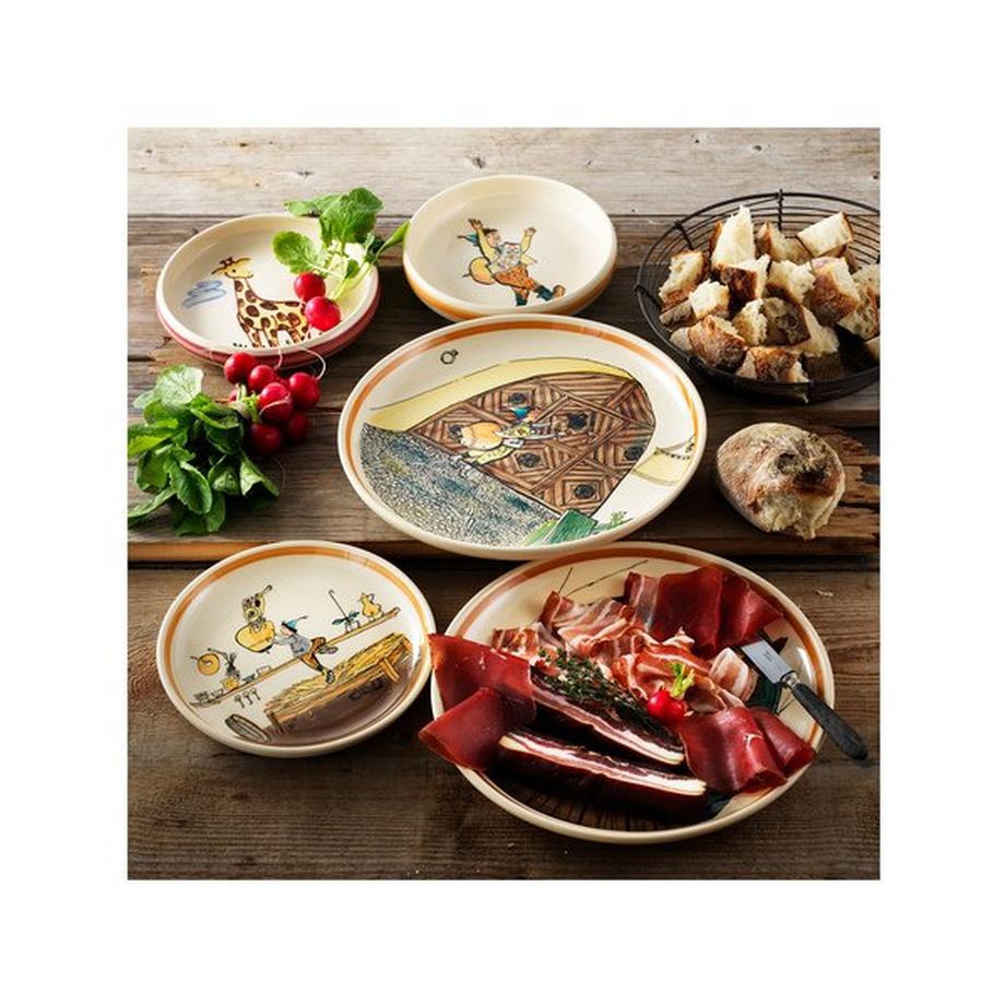 KUHN RIKON Piatto per fondue formaggio Carigiet Ursli 