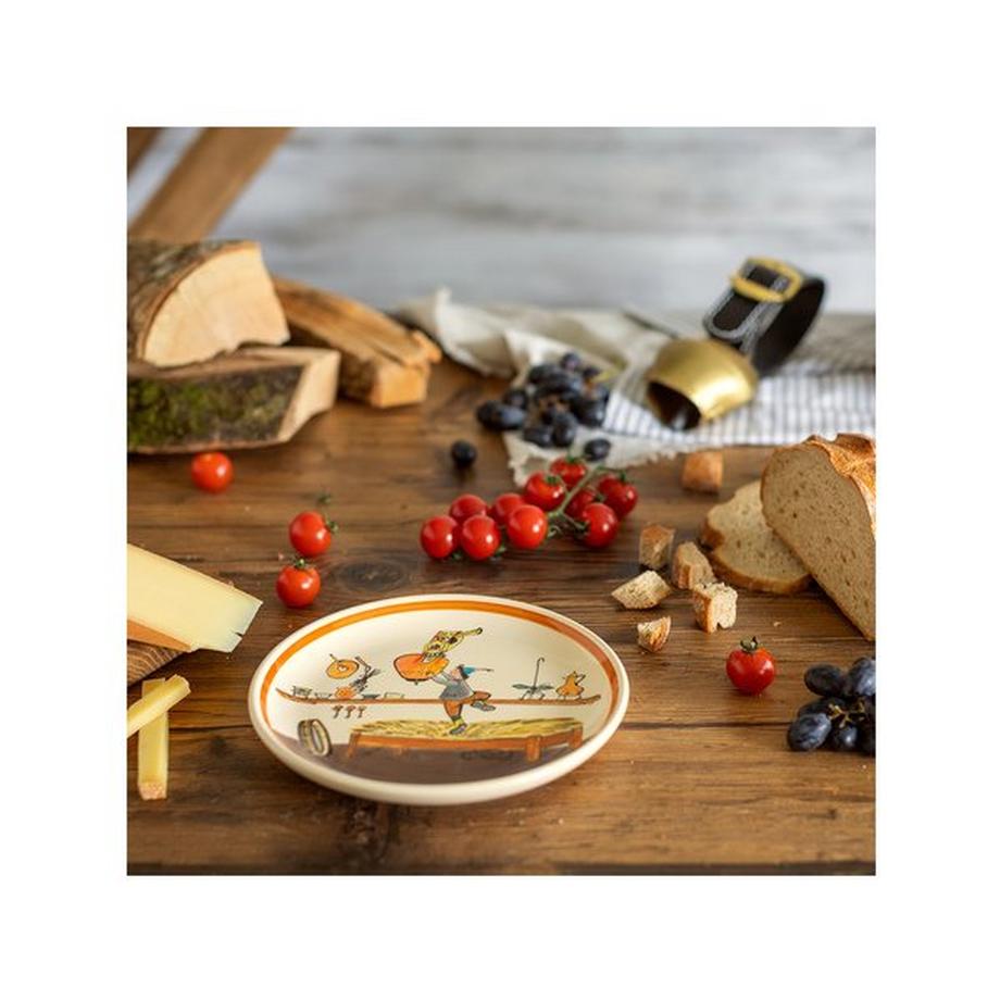 KUHN RIKON Piatto per fondue formaggio Carigiet Ursli 