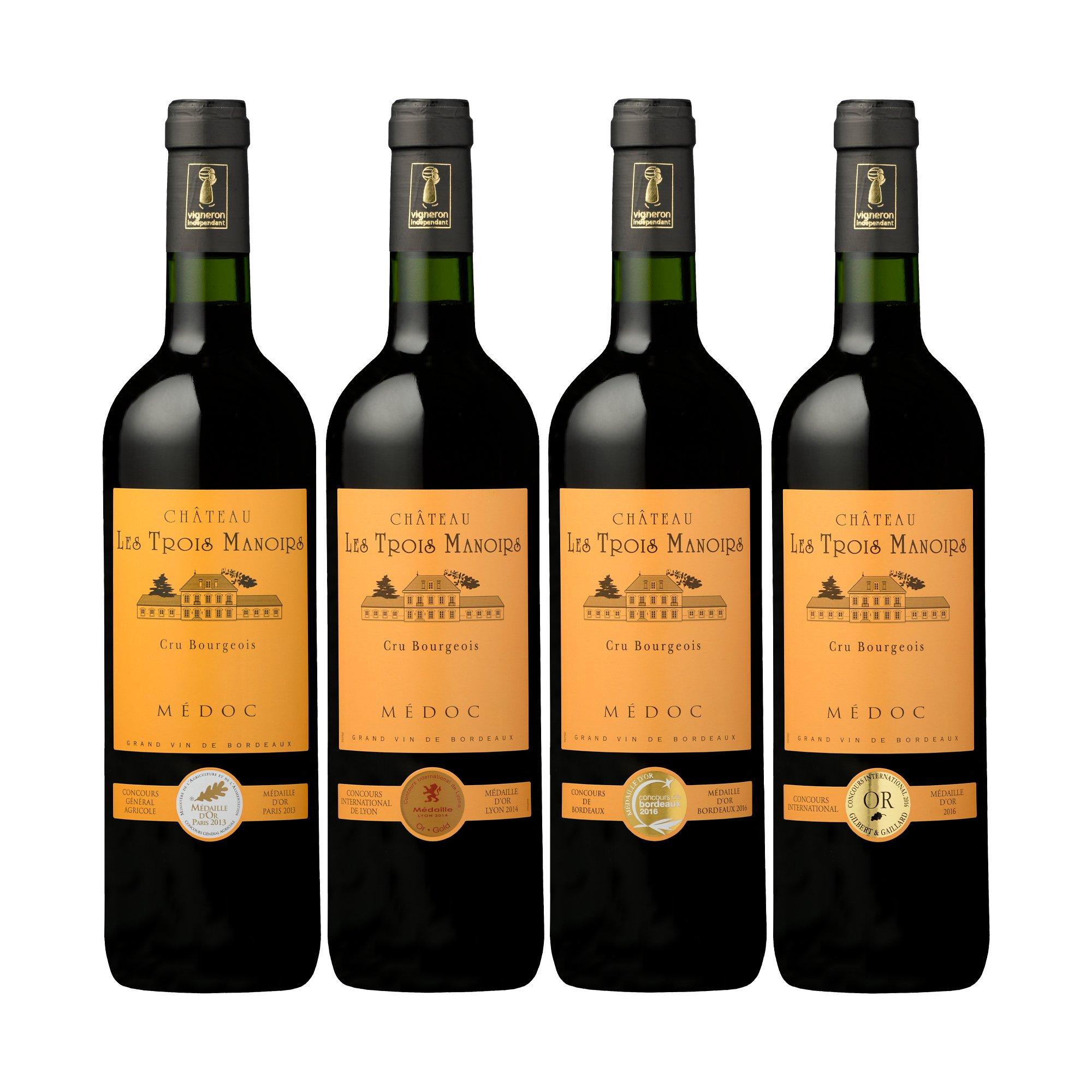 Château Les Trois Manoirs Cru Bourgeios, Médoc AOC acheter en ligne MANOR