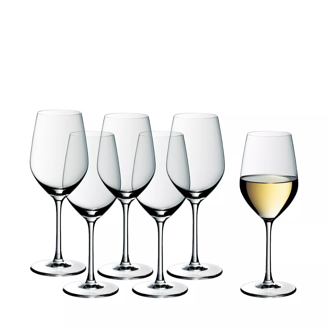 Wmf - Weissweinglas, 6 Stück, 390 ml, Transparent