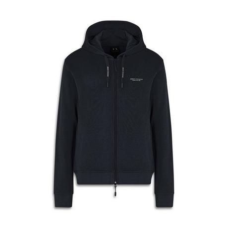 Armani Exchange Cardigan à Capuche Manches Longues  