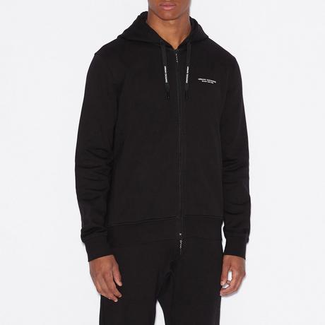 Armani Exchange Cardigan à Capuche Manches Longues  