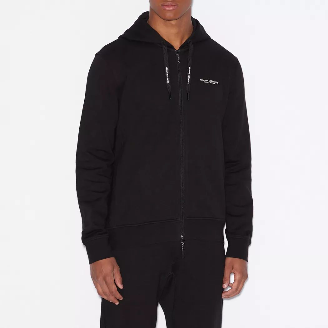 Armani Exchange - Cardigan, langarm, für Herren, Black, Größe S