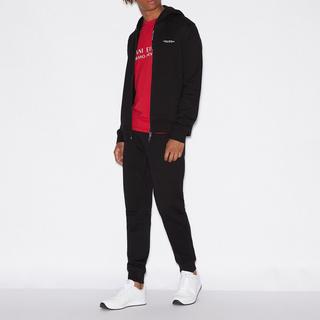 Armani Exchange Cardigan à Capuche Manches Longues  