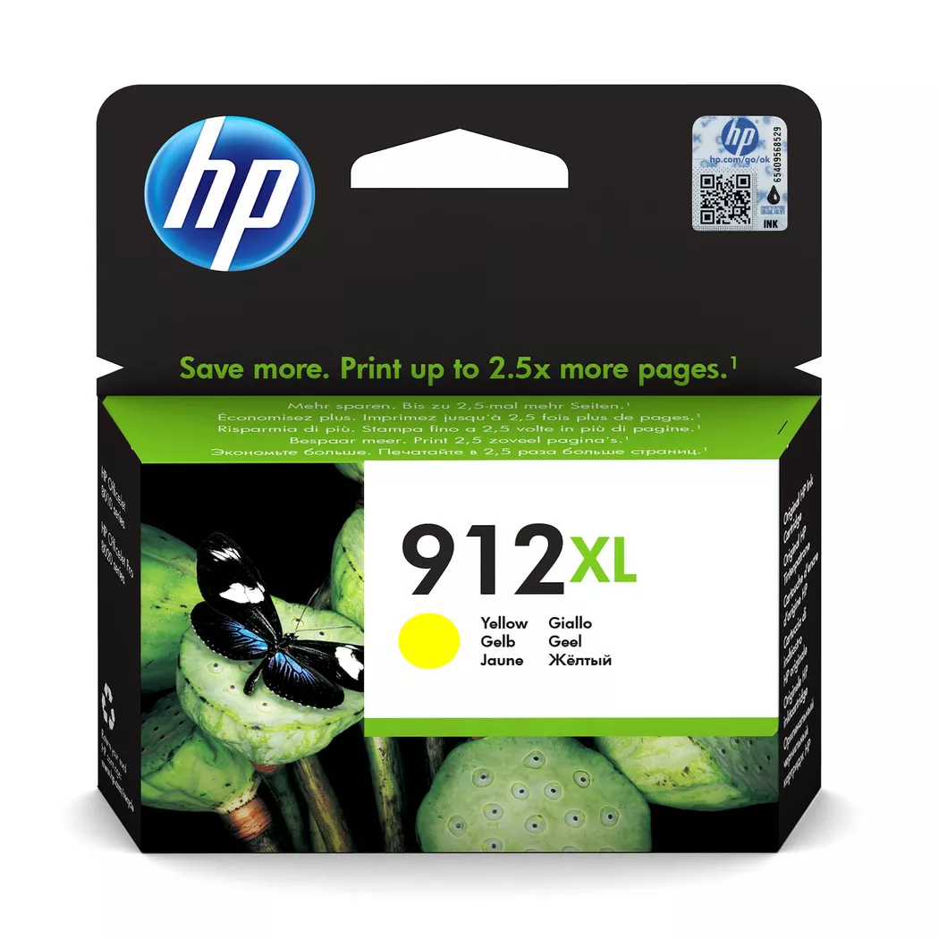 Hewlett-Packard – 912XL yellow OfficeJet 8010/80, Tintenpatrone, Gelb
