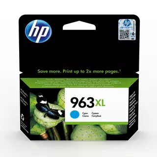 Hewlett-Packard 963XL schwarz OfficeJet 9010/9 Tintenpatrone Cyan-Blau
