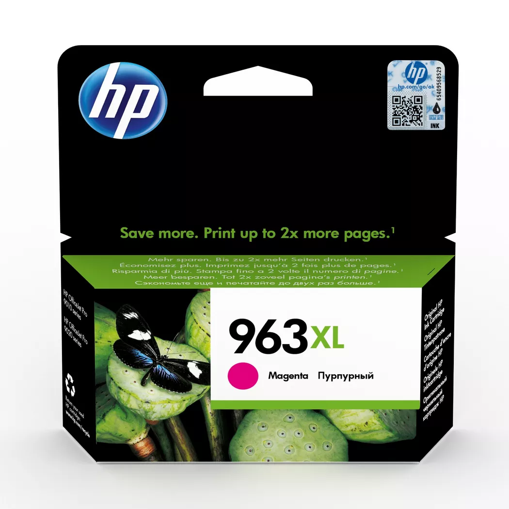 Hewlett-Packard – 963XLmagenta OfficeJet 9010/9, Tintenpatrone, Magenta
