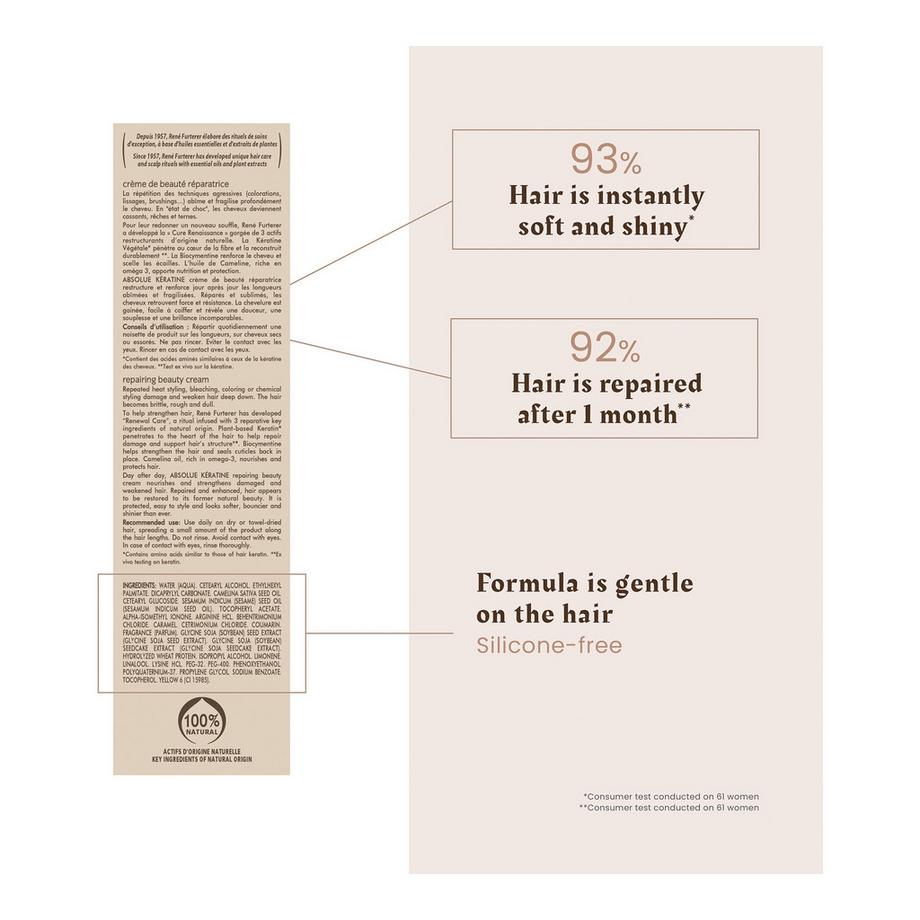 FURTERER Absolue Kératine  Soin sans rinçage 