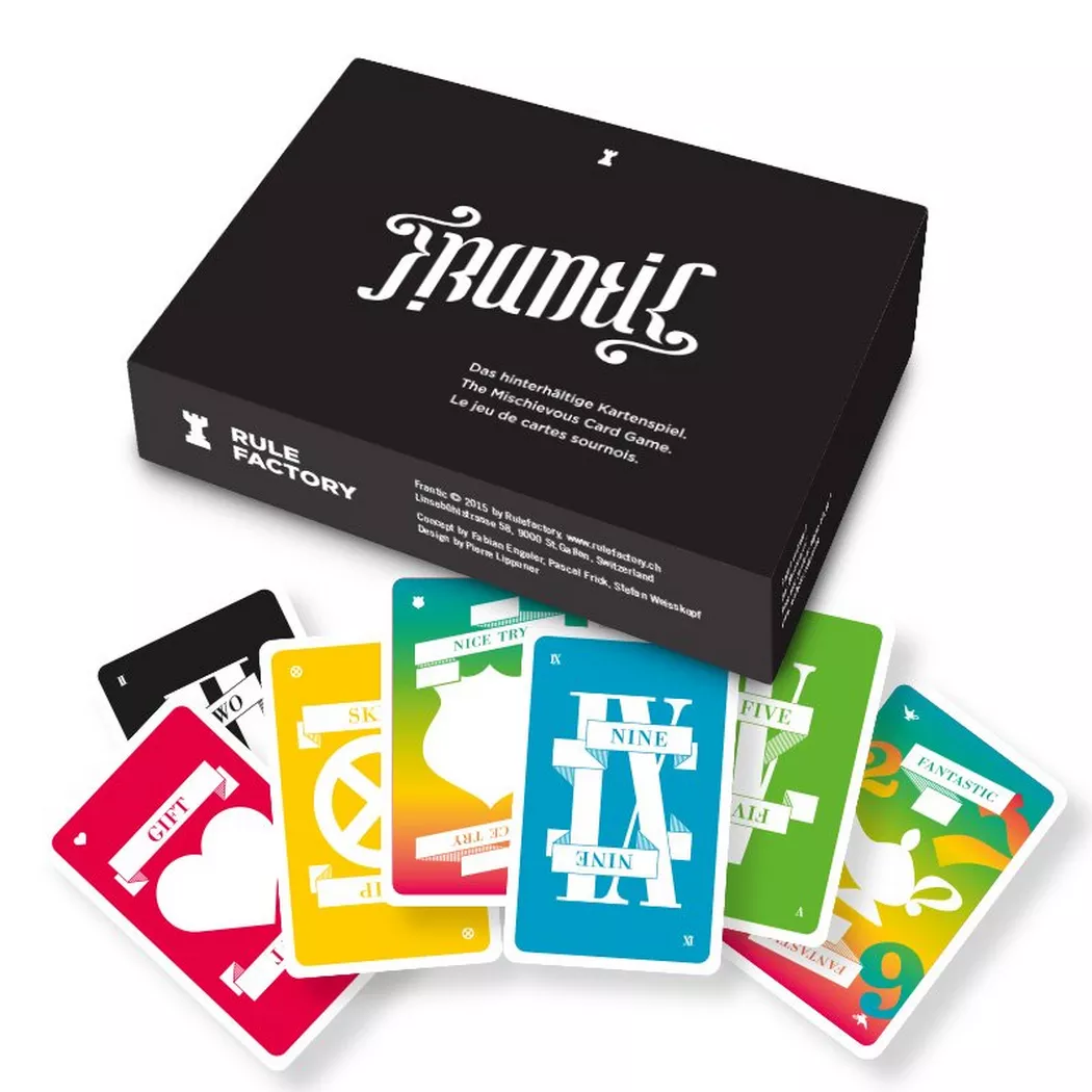 Carta Media - Frantic, Das hinterhältige Kartenspiel, Multicolor