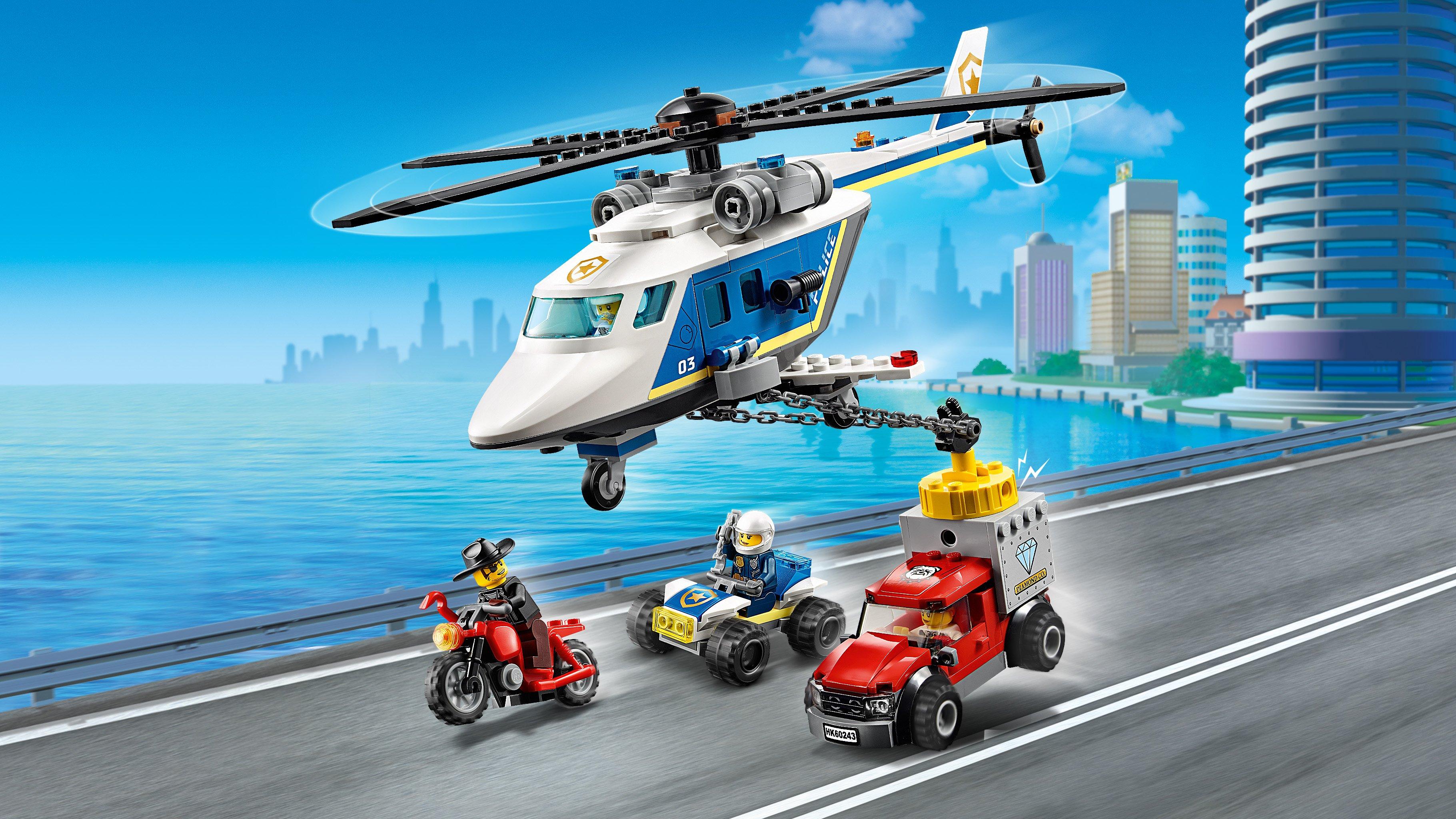 LEGO®  60243 L'arrestation en hélicoptère 