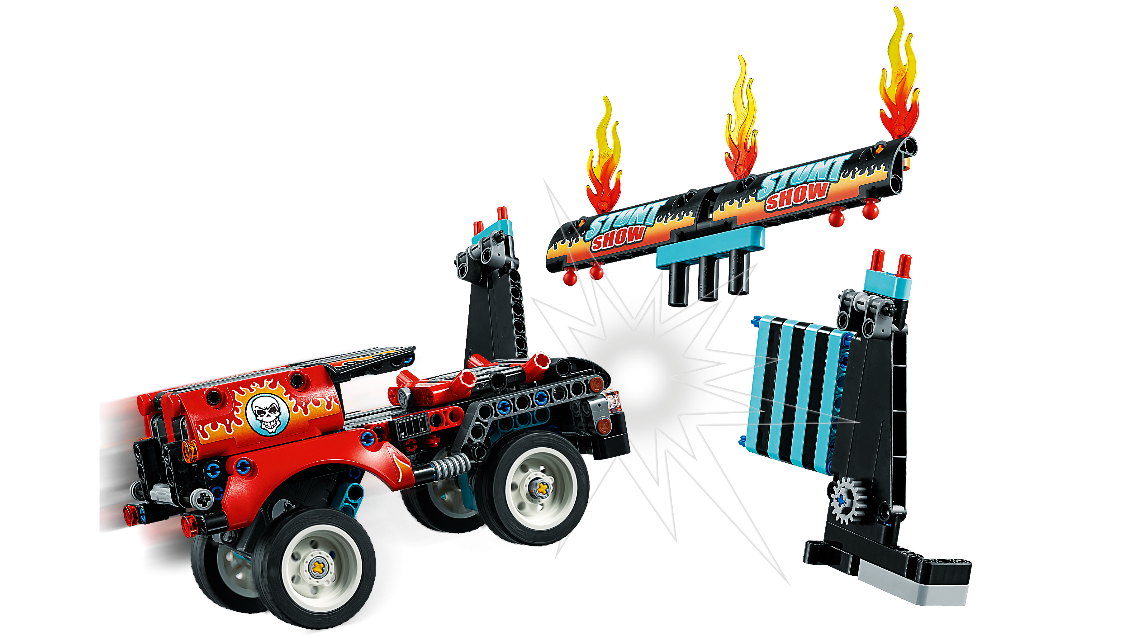 LEGO®  42106 Le spectacle de cascades du camion et de la moto 