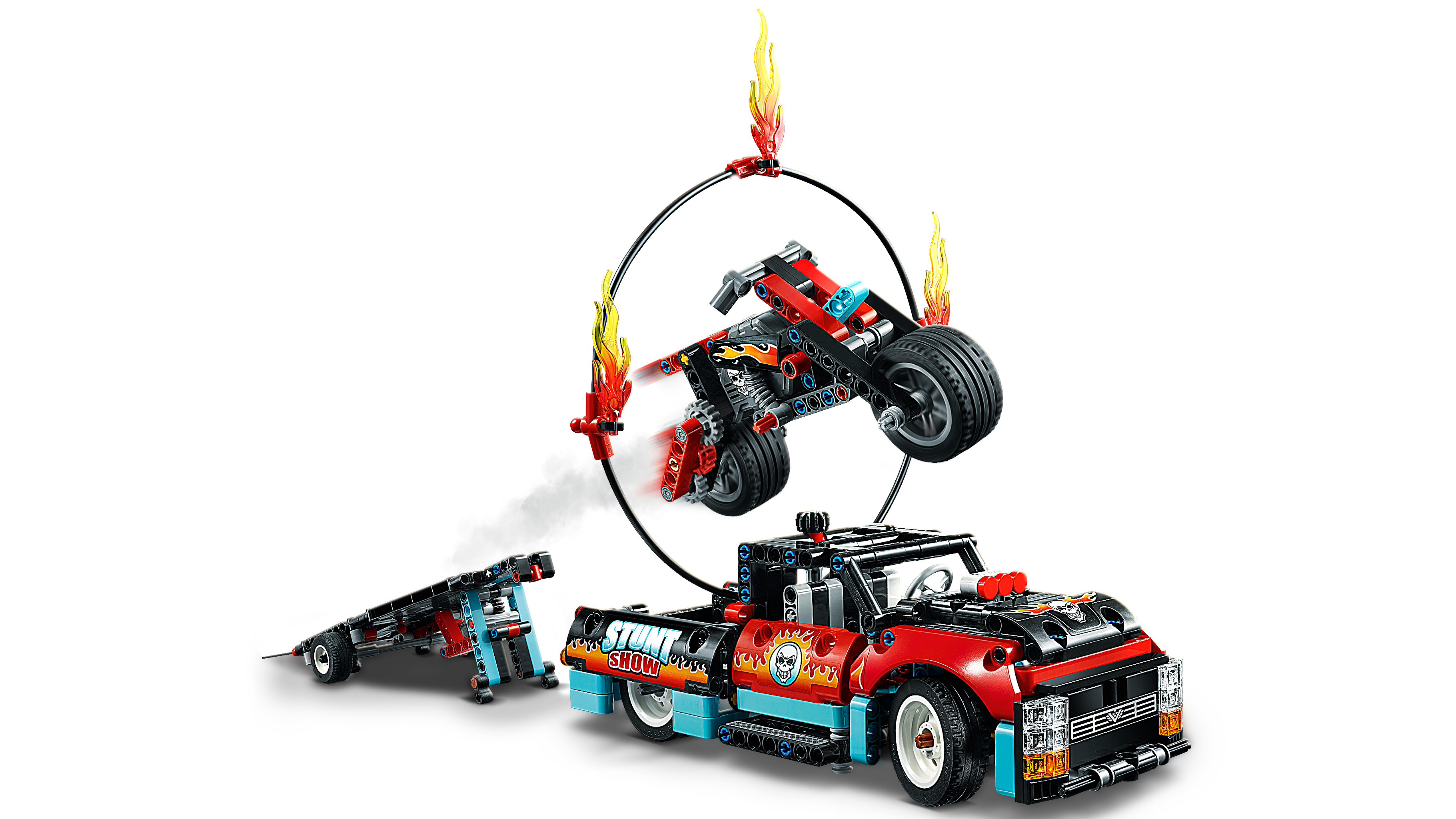 LEGO®  42106 Le spectacle de cascades du camion et de la moto 