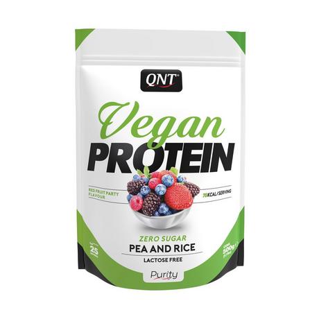 QNT Zero Sugar Baies
 Poudre de protéine Vegan 