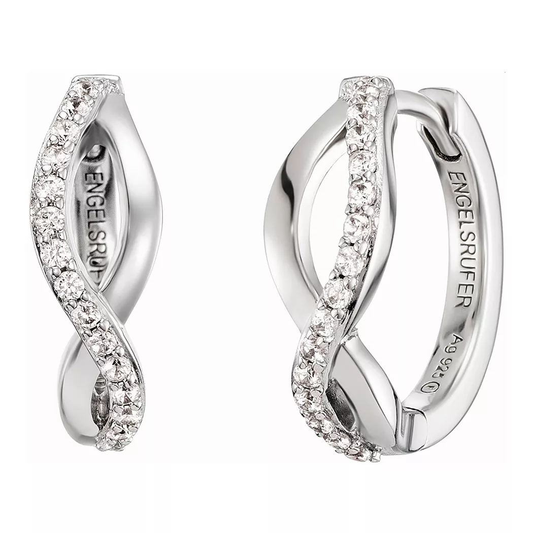 Engelsrufer - Creolen, Paradise, One Size, Silberfarben