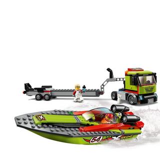 LEGO  60254 Le transport du bateau de course 