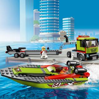 LEGO  60254 Rennboot-Transporter 