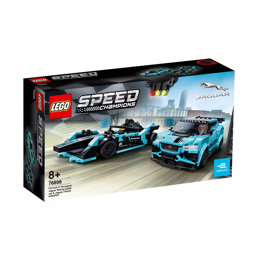 LEGO® - 76898 Formula E Panasonic Jaguar Racing GEN2 car & Jaguar I-PACE eTROPHY