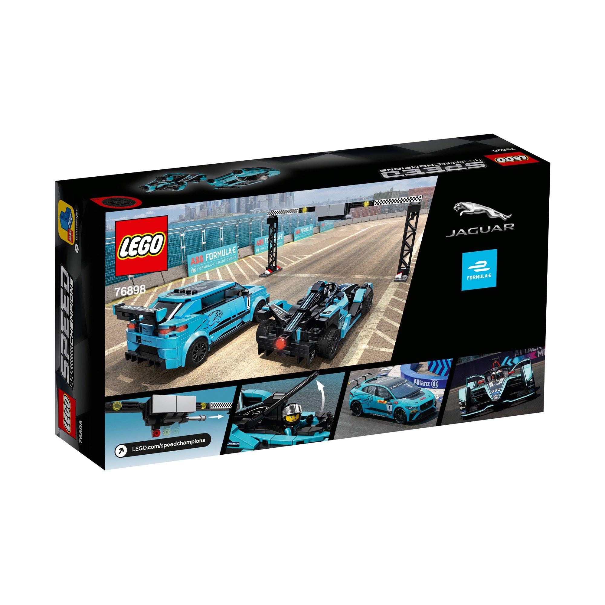 LEGO®  76898 Formula E Panasonic Jaguar Racing GEN2 car & Jaguar I-PACE eTROPHY 