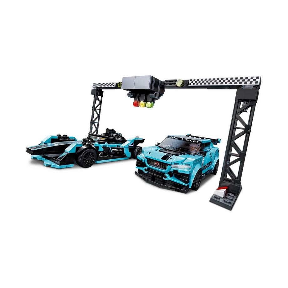 LEGO®  76898 Formula E Panasonic Jaguar Racing GEN2 car & Jaguar I-PACE eTROPHY 