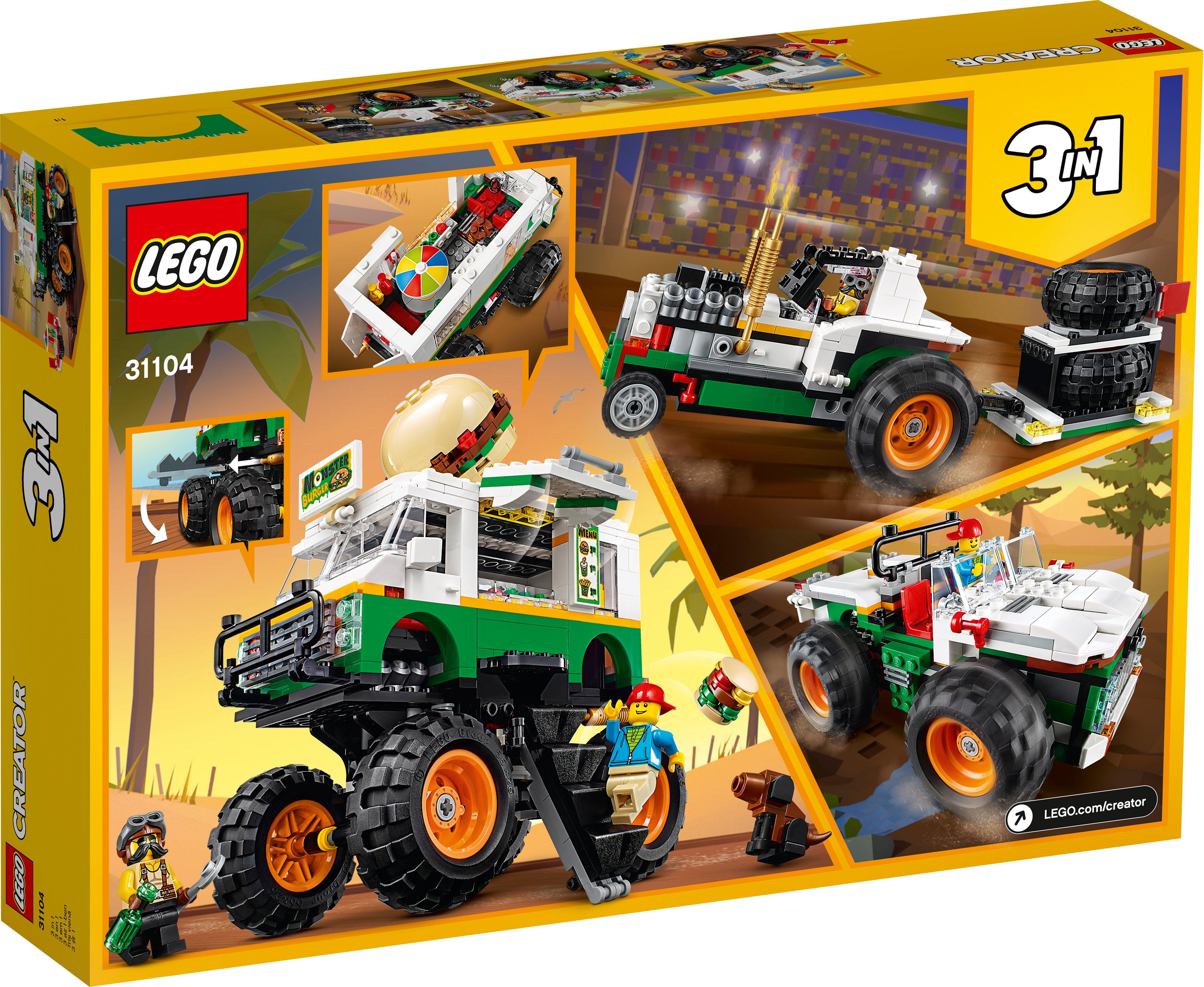LEGO®  31104 Monster Truck degli Hamburger 