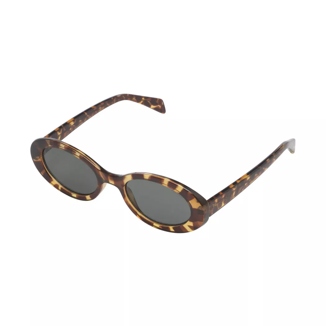 Komono - Runde Sonnenbrille mit Etui, für Damen, Braun, One Size